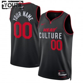 Miami Heat Custom Nike 2023-24 City Edition Lasten Pelipaidat Swingman